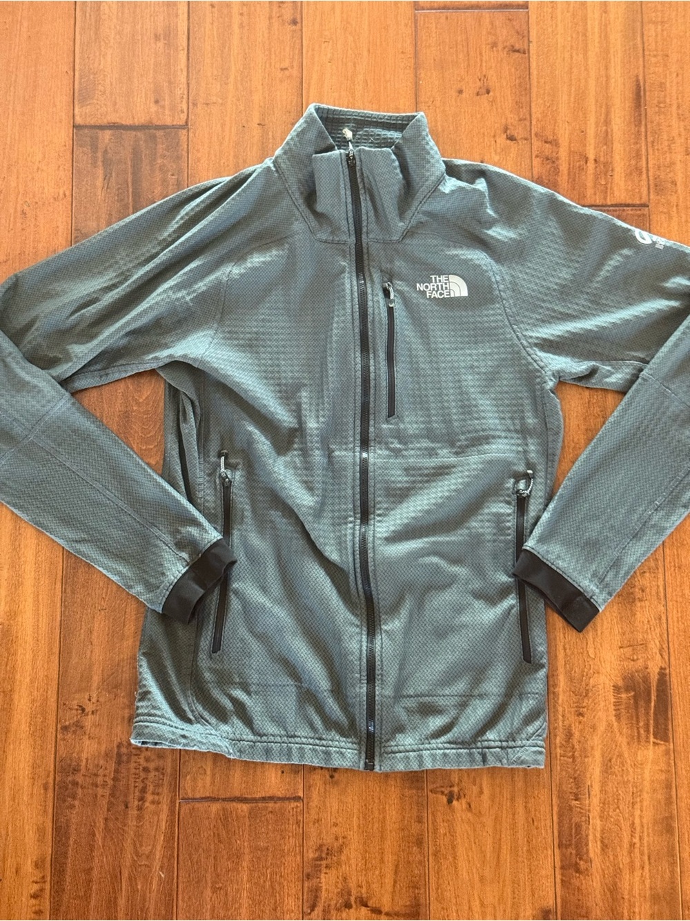 The North Face L2 Summit Men's Light Grey Full-Zip Jacket - small
